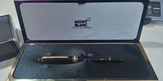 Caneta Montblanc Meisterstuck - com certificado