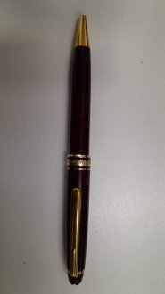 Caneta Esferogr�fica Mont Blanc Meisterst�ck Classique Revestida a Ouro