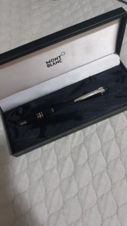 MONT BLANC STARWALKER MIDNIGHT BLACK BALLPOINT